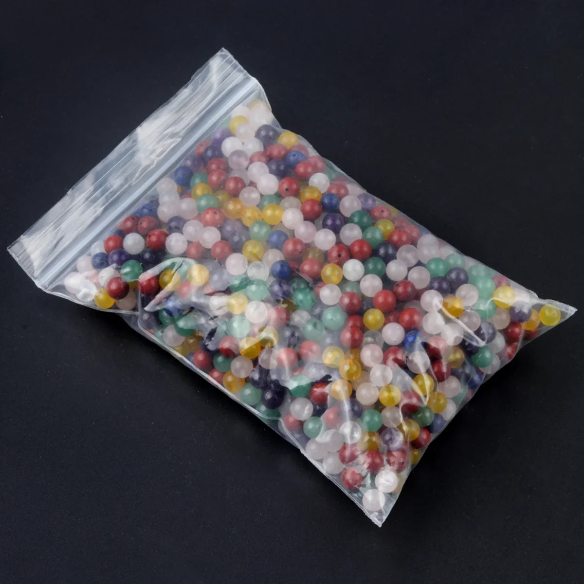 100PCS Wholesale Natural Stone Half Hole Crystal Agate Reiki Healing Beads Jewelry Beads DIY Necklace Earrings Accessories