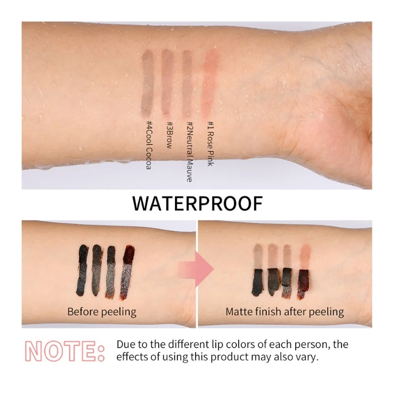 Lip Liner Lip Liner Pencil Lipliner Pencil Lip Stain Lip Liner Set Lip Liner Peel Off Tattoo Lipgloss Waterproof Long Lasting Matte Lip Tint Color Changing Tear Off Lipstick Stain Cosmetic