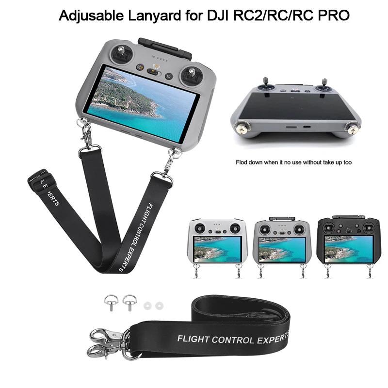 Cordino Regolabile Per Dji Mini 4 Pro/Air 3/Mini 3 Pro/Mavic 3 Pro/Air2S Per Rc2/Rc/Rc Pro Control Neck Strap Accessori Per Droni