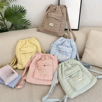 Nuovo zaino per bambini Borsa da scuola portatile per bambini di grande capacità Cartone animato carino Zaino con coulisse per ragazza alla moda di alta qualità
