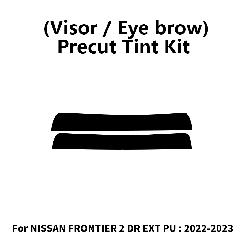 Precut nanoceramics car UV Window Tint Kit Automotive Window Film For  NISSAN FRONTIER 2 DR EXT PU 2022-2023 - AliExpress