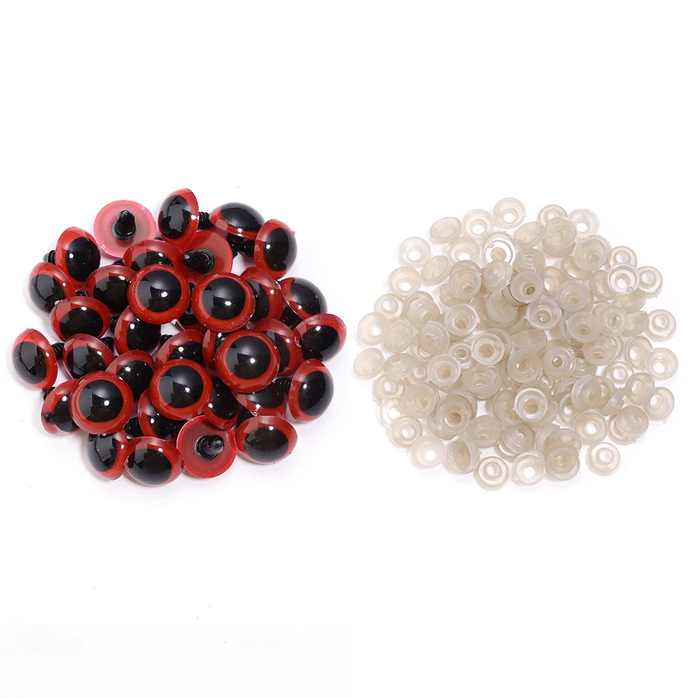 Cristallo Plastica Sicurezza Teddy Orso Occhi Con Rondelle - Foto 8