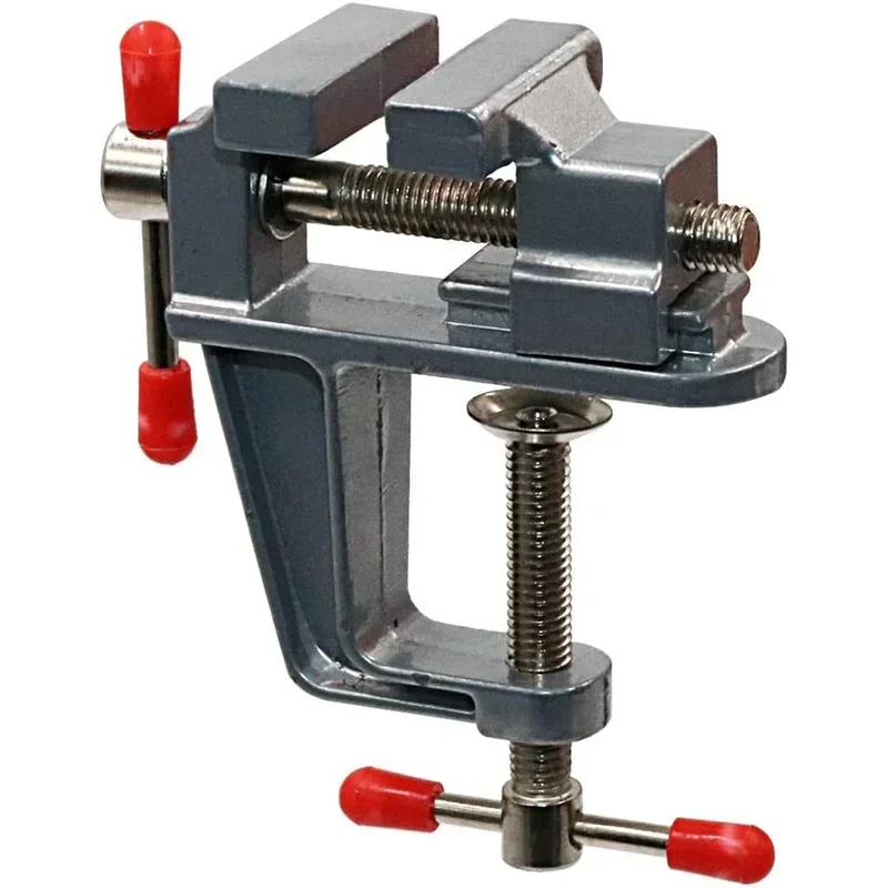 Mini Bench Vise Hobby Clamp Tool 3.5" Aluminum