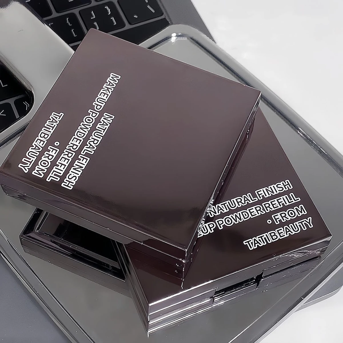 TATIBEAUTY Soft Focus Setting Powder - Small Silver Block Oil Control Loose Powder