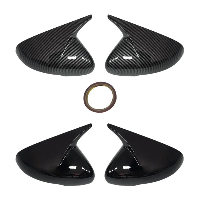 Carbon Fiber Pattern ABS Rearview Mirror Cover