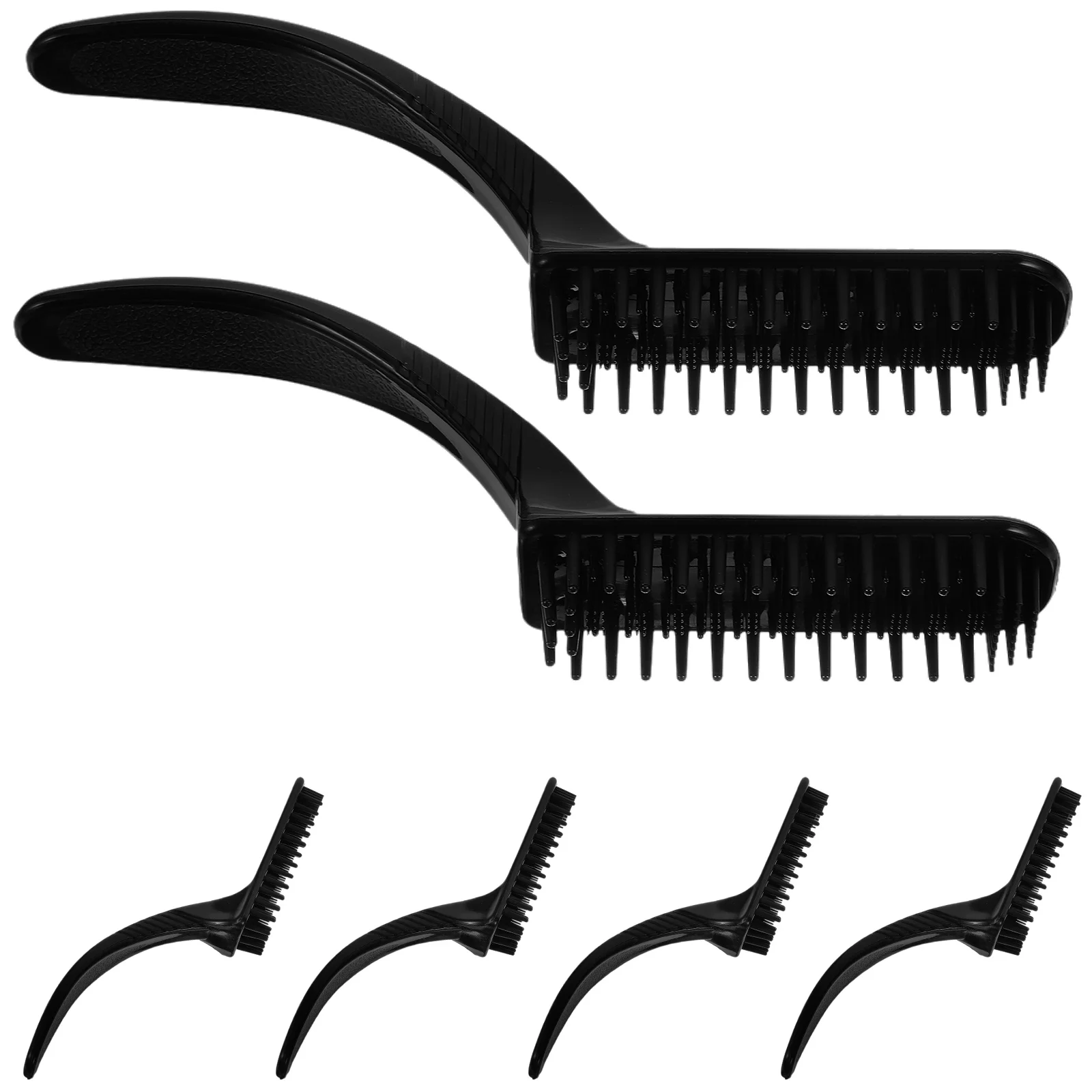 

6PCS Hair Dye Color Brush Hair Coloring Dyeing Handle Salon Hair Bleach Tinting DIY Tool Hair Tint Dying Coloring Tools