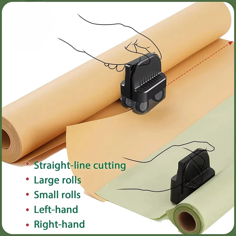 wrapping paper cutter gift wrap cutter Christmas gift wrapping paper roll cutter with 2 interchangeable blades 1 piece