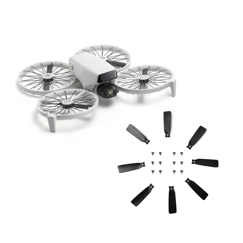 Kit de 8 pales de rechange pour hélices silencieuses Flip 4022F, avec vis et tournevis inclus.