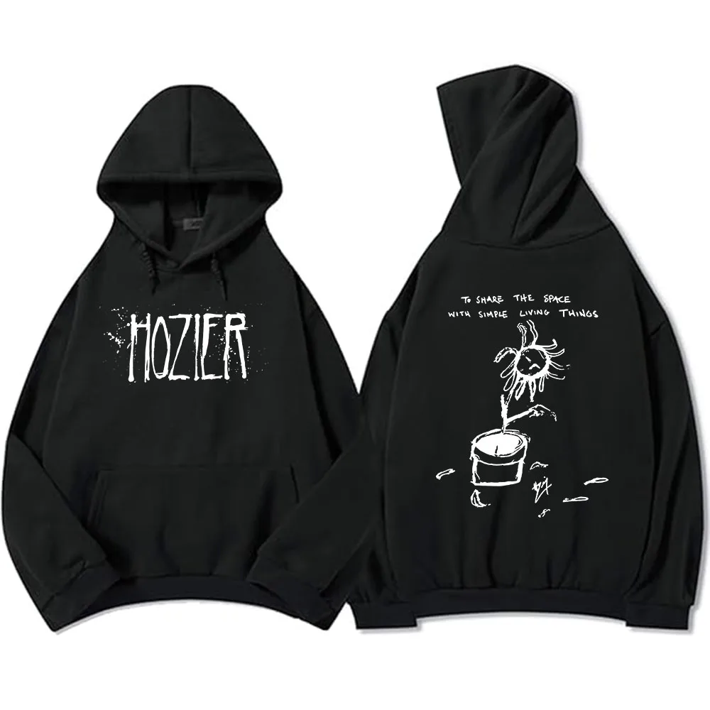 thumbnail image 1 of Sudadera con capucha para hombre y mujer, ropa con estampado divertido de Hozier Unreal Unearth Tour, informal, de invierno, 1 of 4