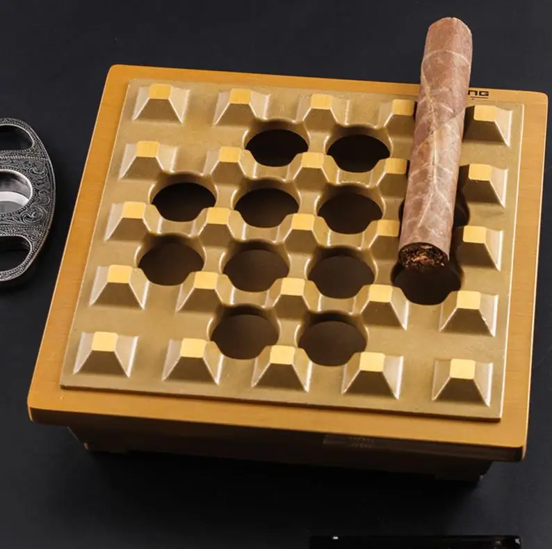 

Cigar ashtray large metal office atmosphere simple fly ash creative personality household