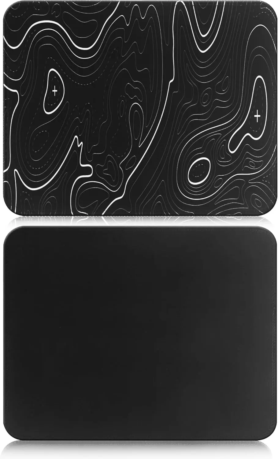 Dual-Pack Mouse Mat - Soft Surface Anti-Slip Desk Pad for Home, Office, and Gaming Use