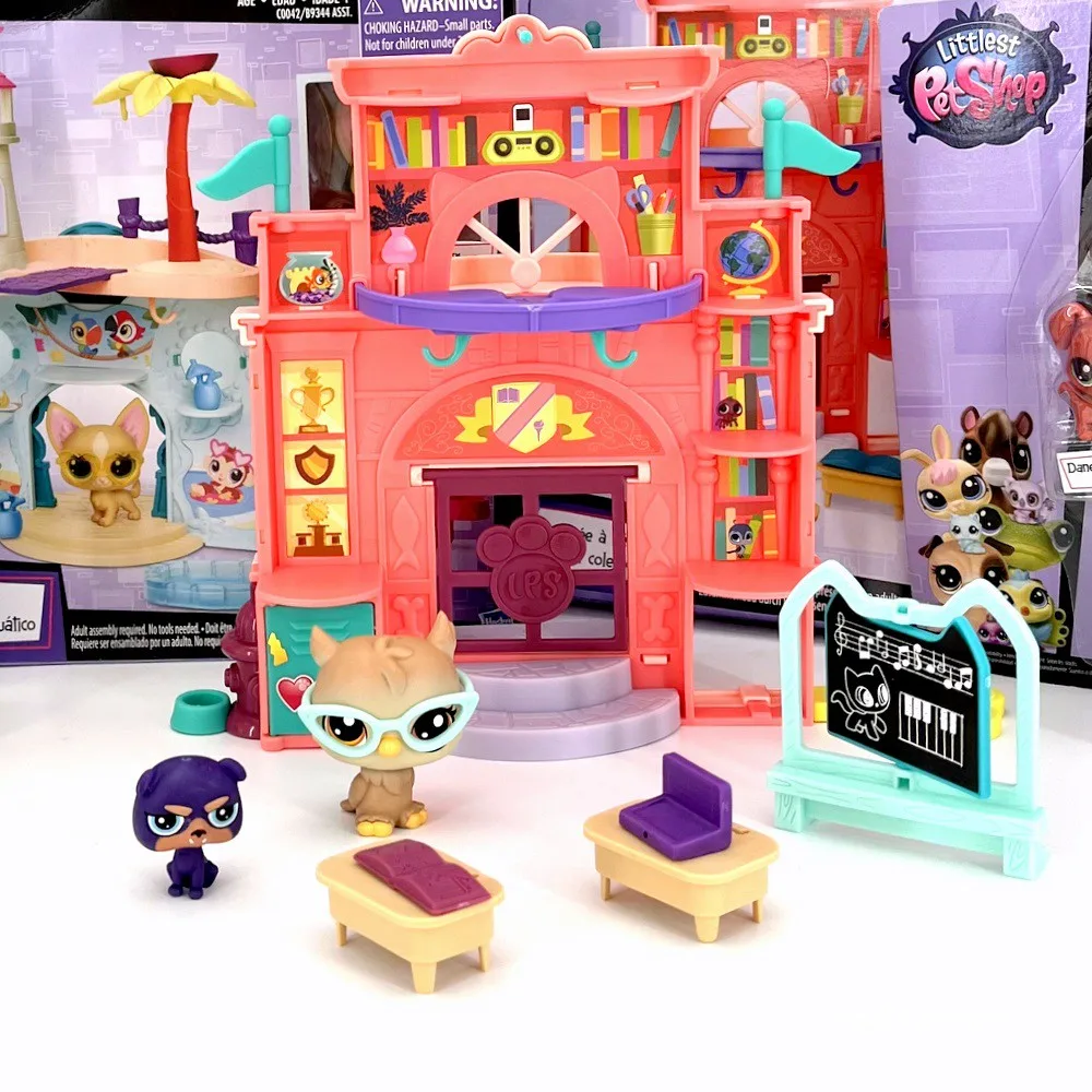 Carro Little Pet Shop + Boneca + parque de jogos em segunda mão