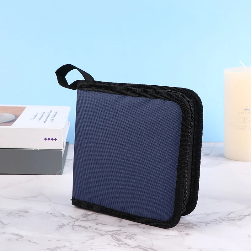 40 Tablets CD DVD Discs Storage Case CD/DVD Case CD Storage DVD Organizer Booklet Holder cd dvd storage bag cd dvd storage case 1Pc