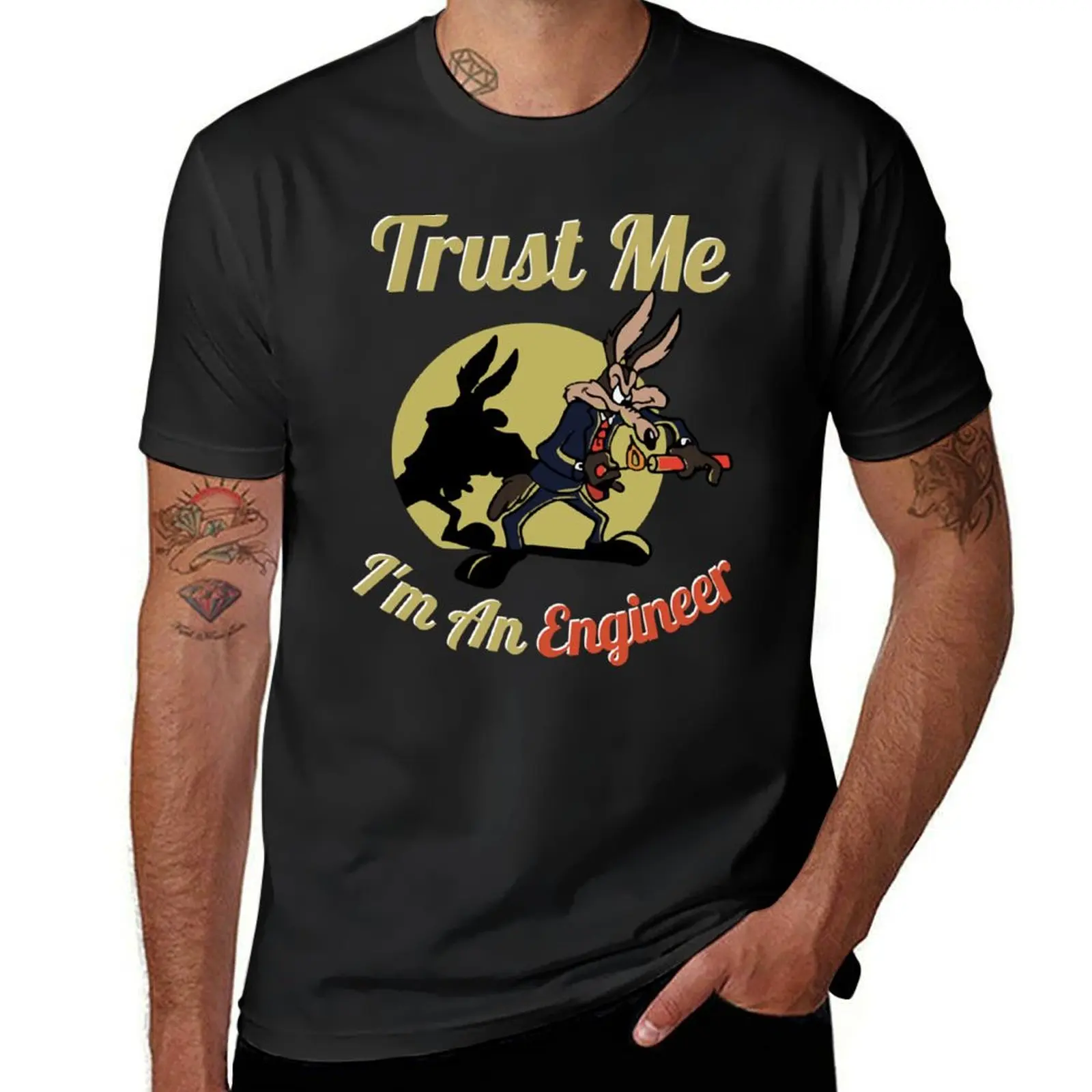 

TRUST ME I'M AN ENGINEER T-shirt Aesthetic clothing summer tops plus size tops mens graphic t-shirts big and tall