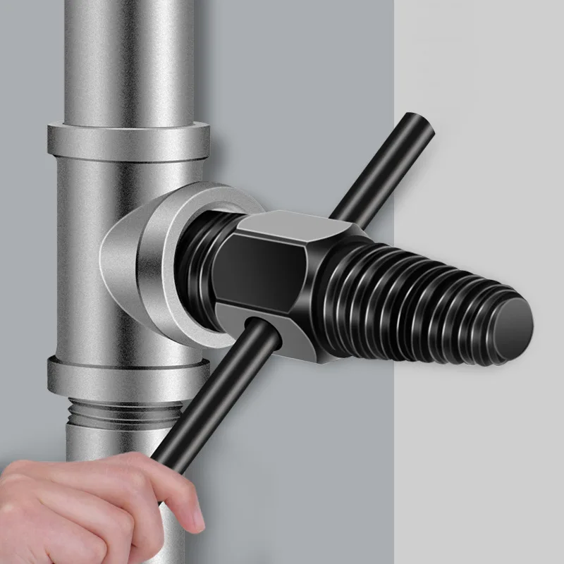 ZK30 Double Head Tap Faucet Valve Screw Extractor Set Damaged Wire