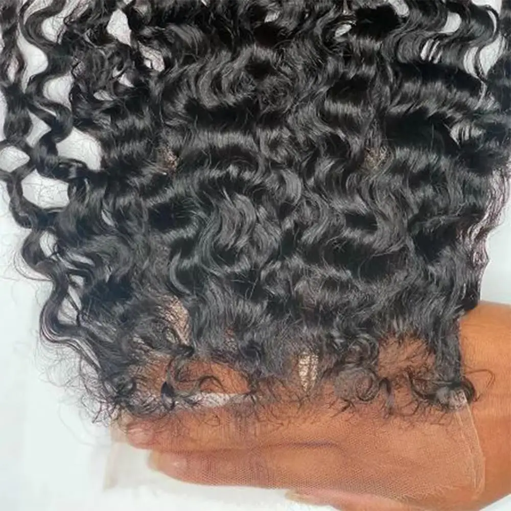SKINLIKE Curly Invisible HD LACE Closure Only 5x5 6x6 HD Lace Closures with Curly Baby Hair 7x7 Closure Pre Plucked for Women