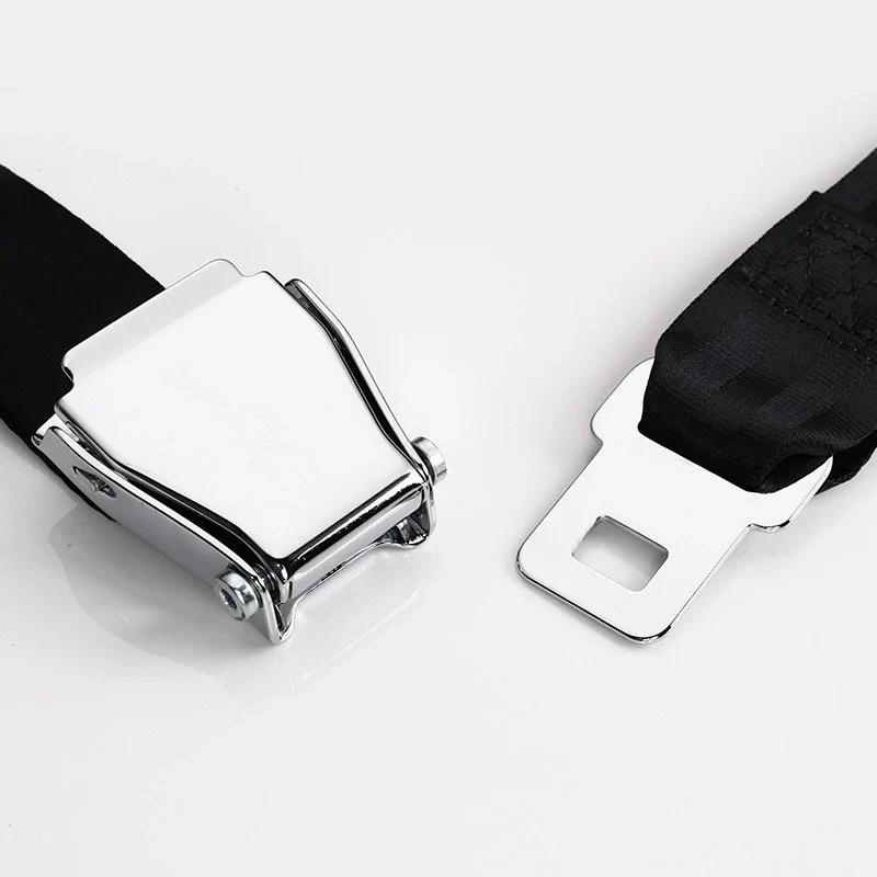 Two-Point Aircraft Safety Belt for Cars Buses Sightseeing Vehicles High-Speed Rail Aviation Seat Safety Waist Belt Accessories - 2