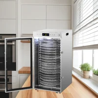 Commercial 20 Trays Touch Screen Food Dryer machine Household Stainless Steel Rotate Fruit and Vegetable Dehydrator 2