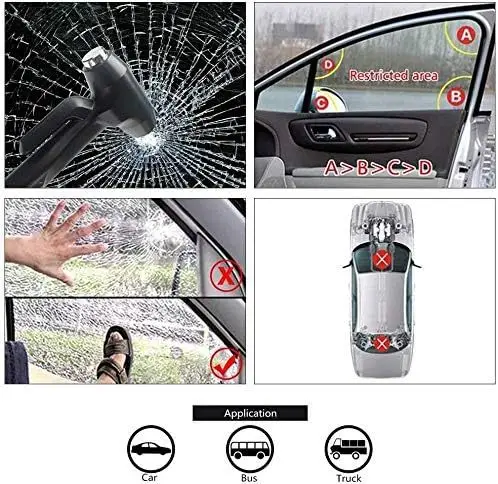 Car Safety Hammer Emergency Escape Tool Window Glass Breaker And Seatbelt Cutter Essential Automotive Accessory car safety hammer,safety hammer,window breaker,seatbelt cutter tool