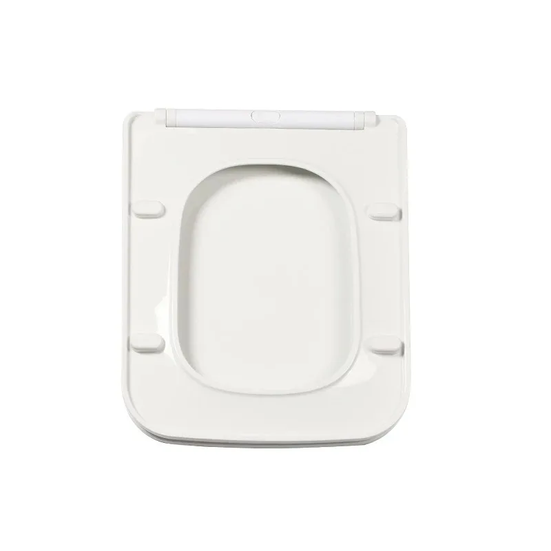 NEW 1PC Square Toilet Cover Seat Toilet Cover Slow Down One-Button Quick-Release Household