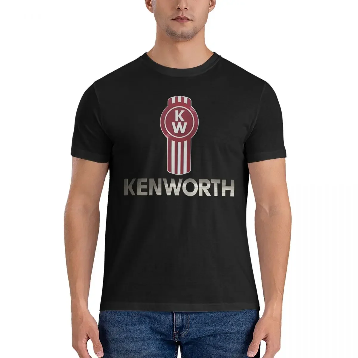 

Футболка Kenworth мужская с коротким рукавом, простая шикарная тенниска из 100% хлопка с вырезом лодочкой, подарок