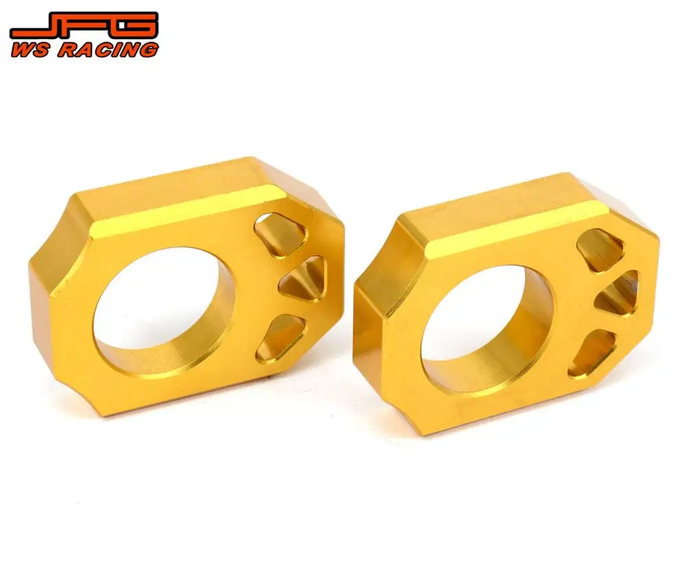 CNC 리어 체인 조절기 액슬 블록, 스즈키 RMZ250 RMZ 250 2004-2019 RMZ450 RMX450Z 더트 피트 자전거 부품, 오토바이 액세서리