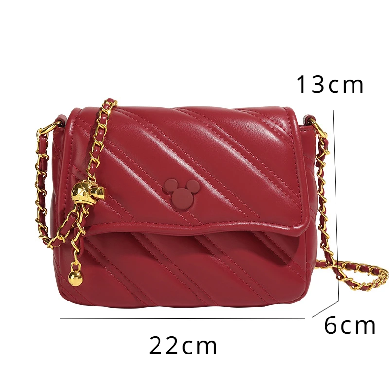 Disney Mickey Purses and Handbags Retro Luxury Bags for Women Kawaii Crossbody Fashionable Shoulder Bag Simple Case Cute Wallet