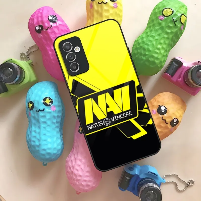 Фото Чехол Natus Vincere Navi для Samsung S30 S32 S20 S23 S21 S9 S8 S10E Note 20 10 Pro Ultra Plus, стеклянный чехол №4