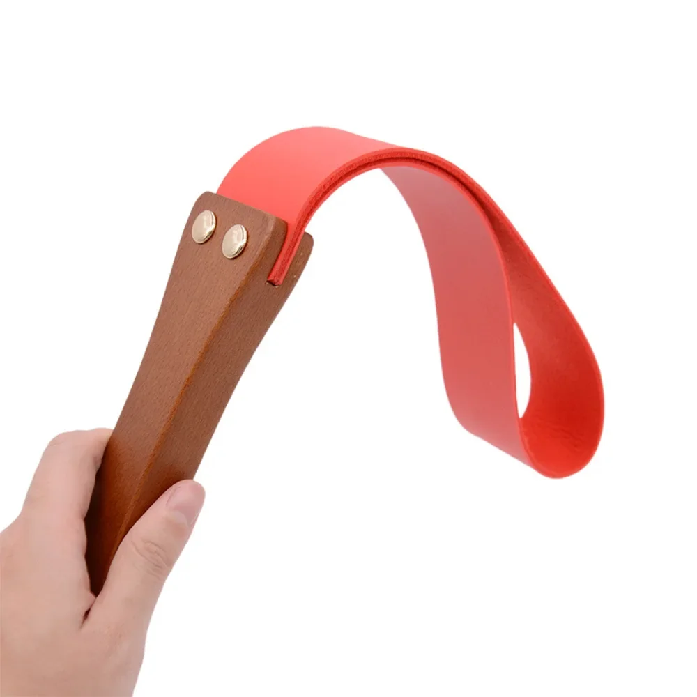 Equestrian Whip Handwork Make Wooden Handle Genuine Artificial LEATHER Whip
