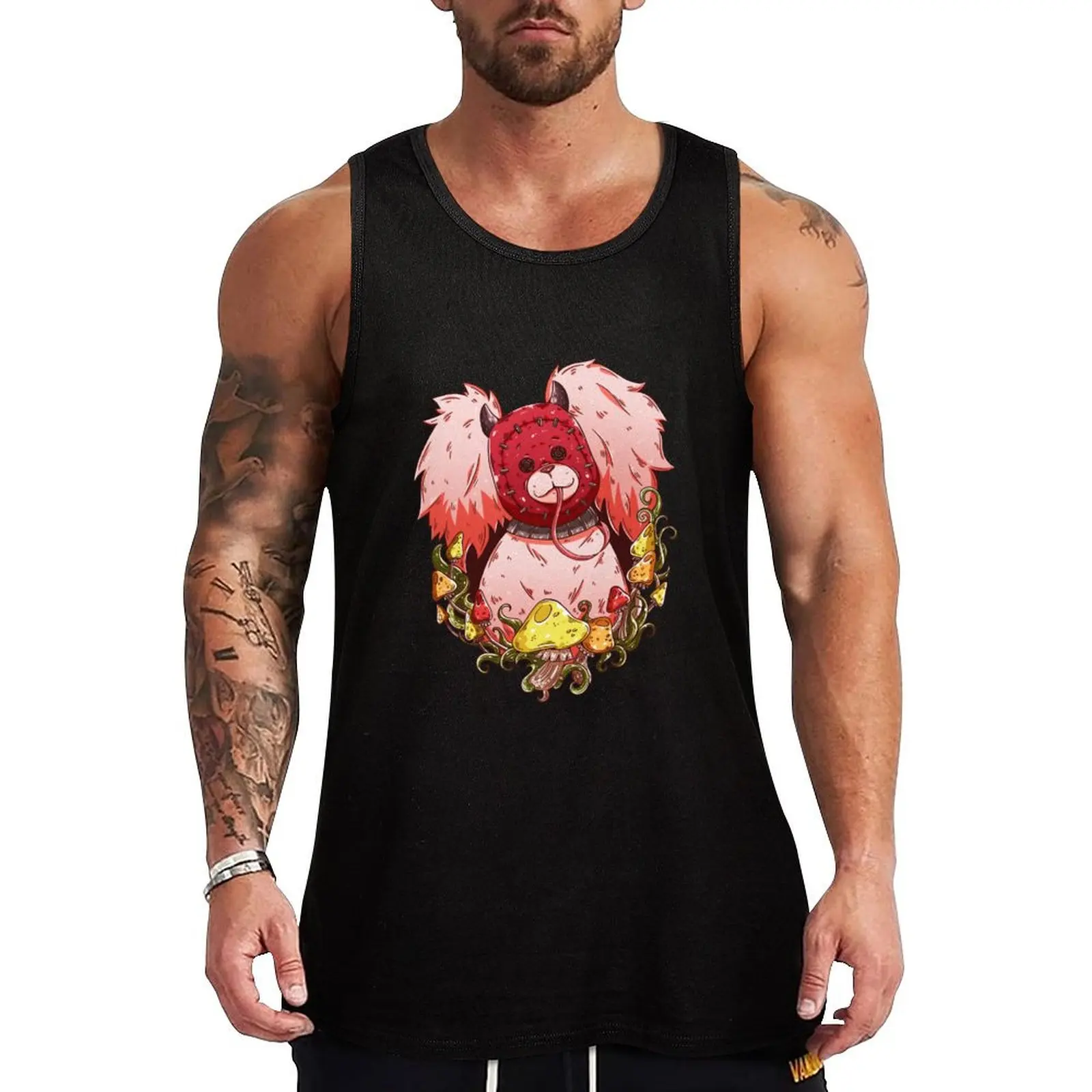 

Kikurage Tank Top sleeveless tshirts for men quick-drying t-shirt T-shirt male