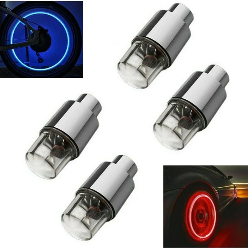 4 Pcs Vert LED Bouchon Valve Pneu Cap Eclairage Lumière Sécurité Vélo VTT  Moto Tunning - Cdiscount Sport