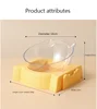 Pet Cat Food Bowl Automatic Feeder All-in-One Splice Dog Cat Food Bowl and Drinking Fountain Drinking Raised Standing Dish Bowl 4