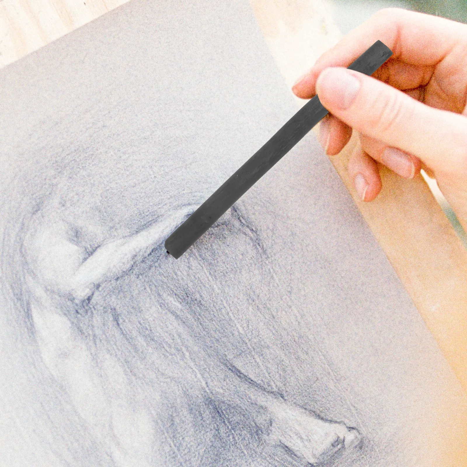 20개입 고밀도 버드나무 숯 스틱, 실물화, 인물화, 정물화, 스케치, 미술 수업 연습용품에 이상적