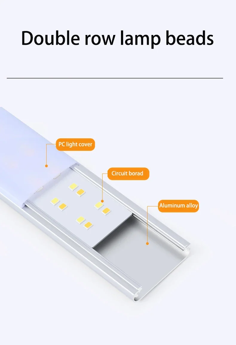 Description Picture 4 of itemLED Night Light Wireless Under Cabinet Lamp Tube Motion Sensor Closet Bulb USB Rechargeable Bedroom Detector Lighting Bar CP