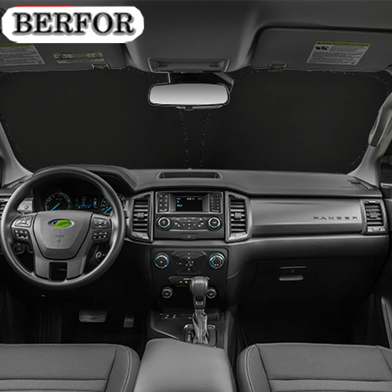 For Ford Ranger XLT&Sport-Car Nano-Insulat Windshield Sunshade Front Window Sun Shade Visor Auto Interior Accessories