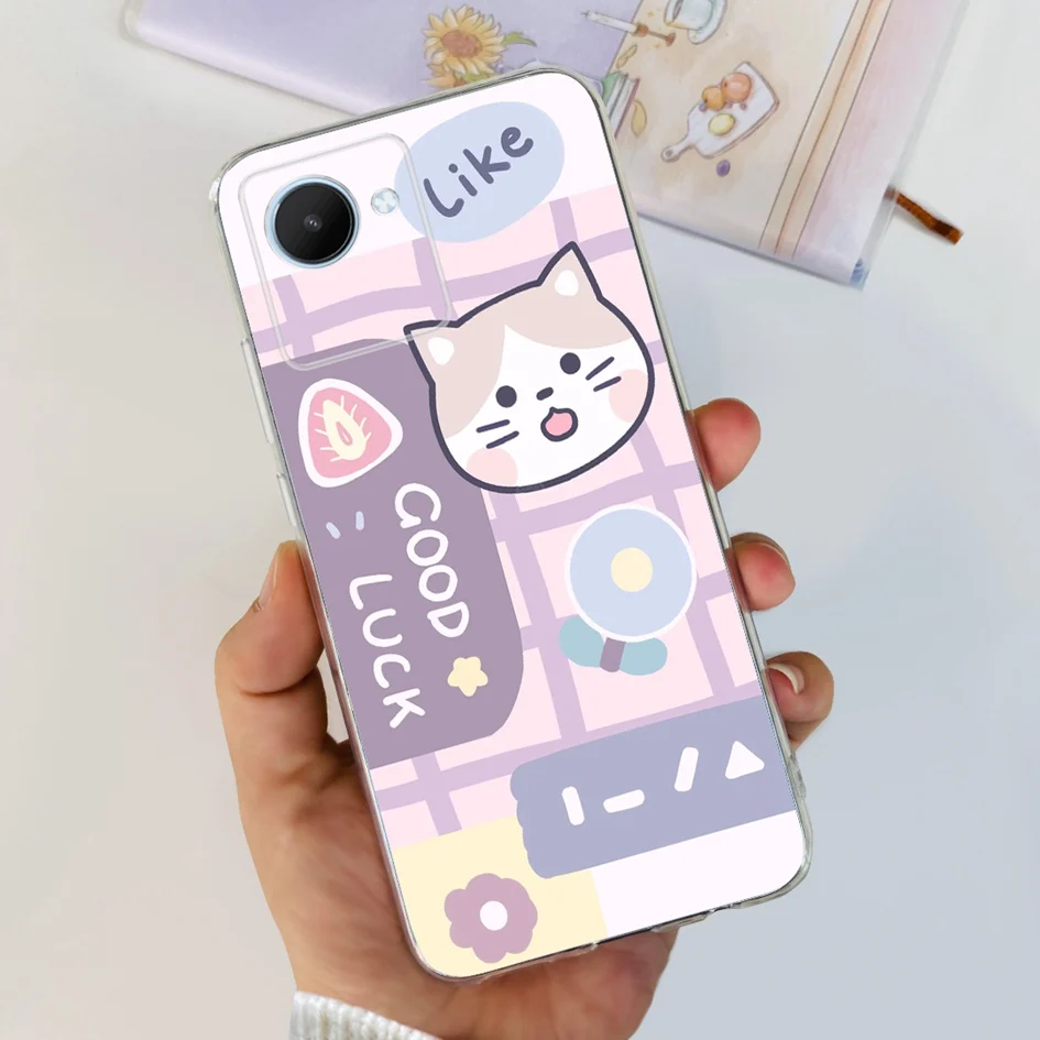 Fashionable Marble Cartoon Soft Phone Case - Bumper Cover