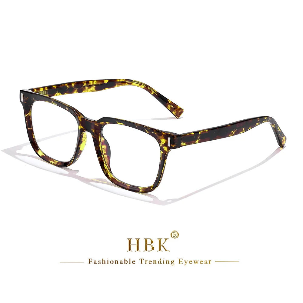 HBK Vintage Unisex TR90 Square Anti Blue Light Glasses Frame