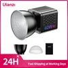 Ulanzi L024 40W RGB Video Light 2500-6500K Bi-color 0-359° RGB COB Light Mini Bowens Mount Fill Light 3400mAh COB Light 1