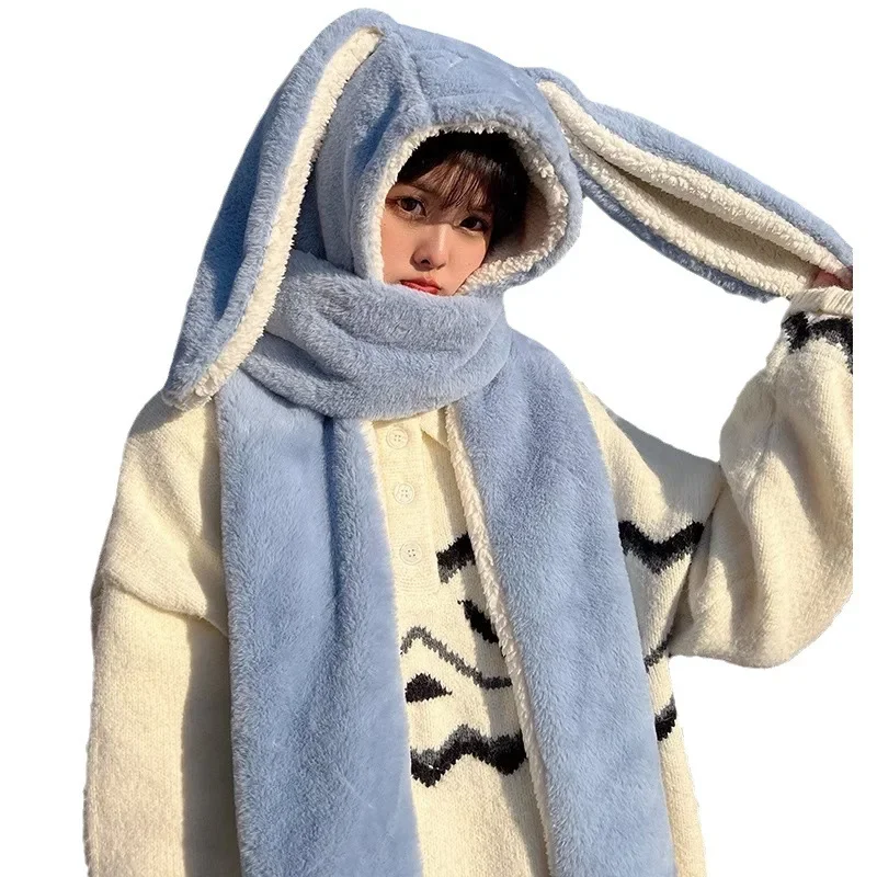 Amazon Fluffy Sweater Jacket Bunny Ears Cute Hoodies For Girls