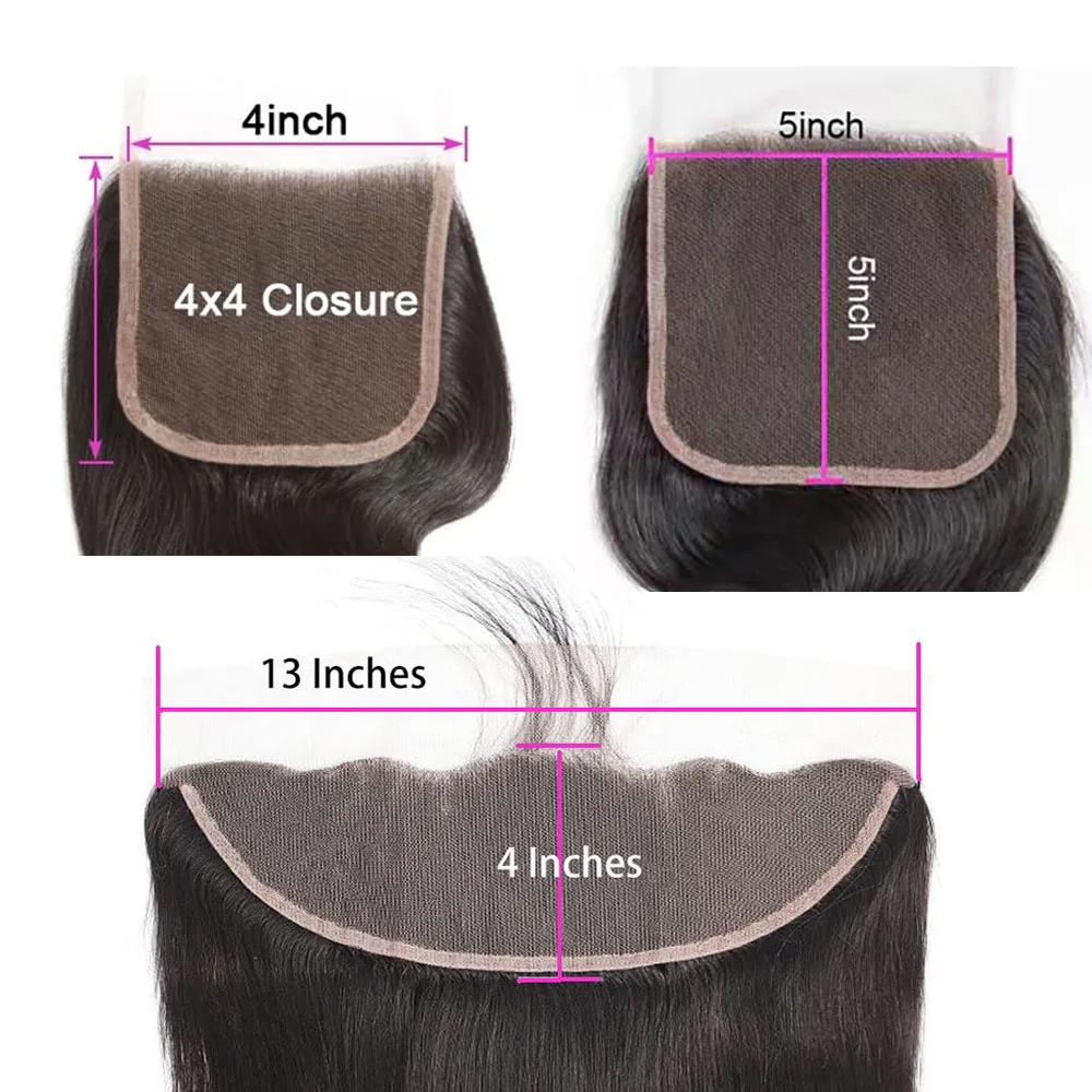 13x4 Water Wave Frontal Human Hair Brazilian Lace Frontal Closure Curly Deep Lace Frontal Closure Human Hair Virgin Hair Closure 2
