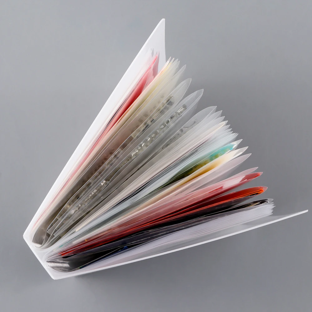 A6 Size Sticker Photo Storage Album Clear Storage Book Organizer Folder 40 pages for Stamp Cutting Dies Postcard