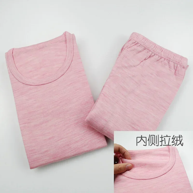 Kids Merino Wool Base Layer Set Thermal Underwear Set Girls Boys Winter