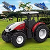 2.4G RC Farm Tractors Car 1/24 Radio Controlled Cars and Trucks with Light Simulated Engineering Truck Model Toys for Children 2
