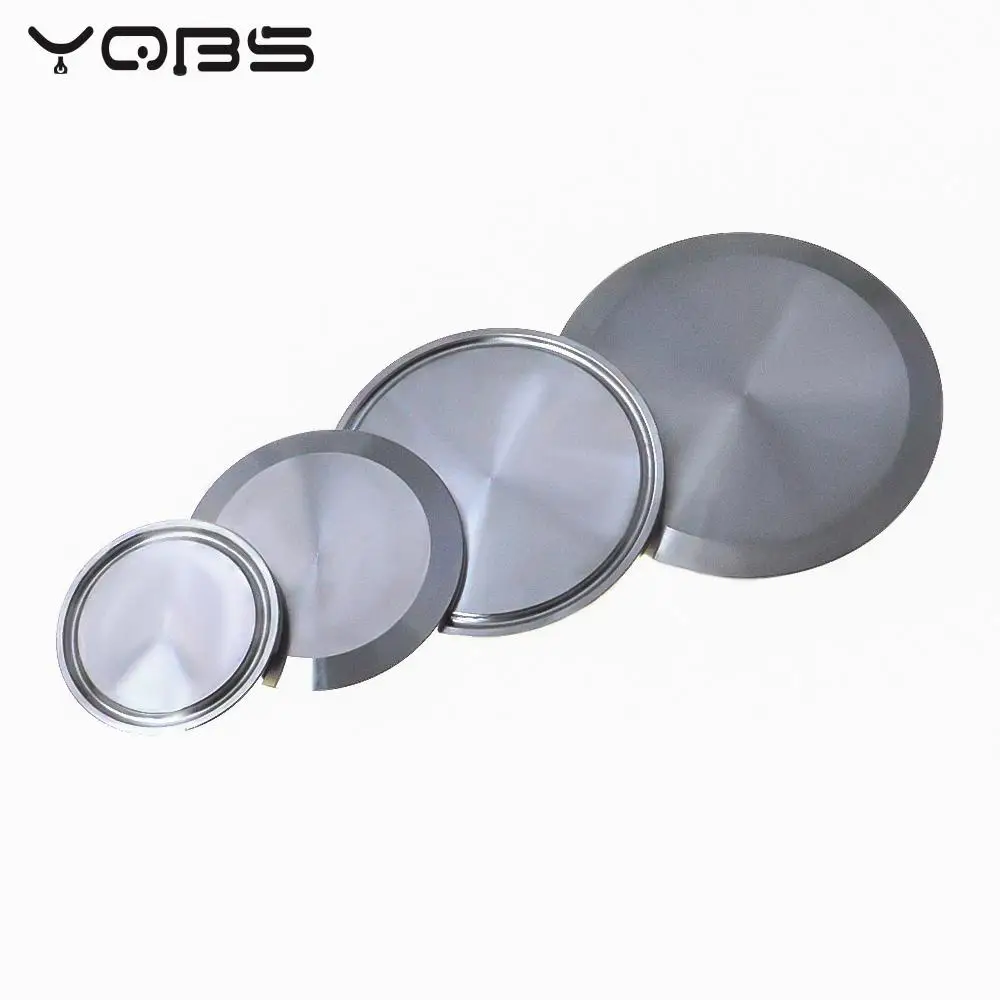 YQBS Sanitary End Cap Blanking Plate Tri Clamp Ferrule Flange Stainless Steel SUS SS 304 Blanking Plate blanking plate