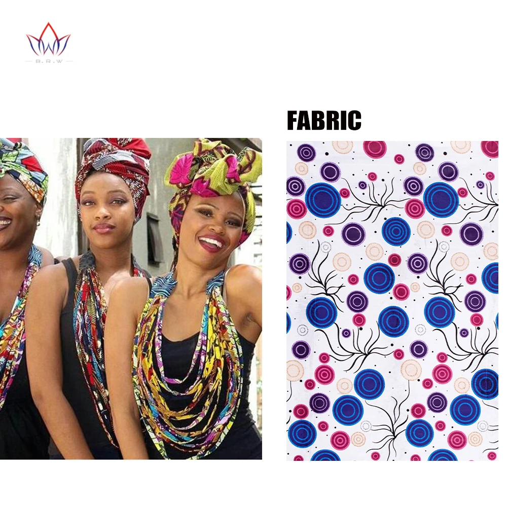 African Necklace and scarf Handmade Party Gifts Print Wax Fabric Women's Jewelry Multi-stranded Elegant Party Jewelry WYB571