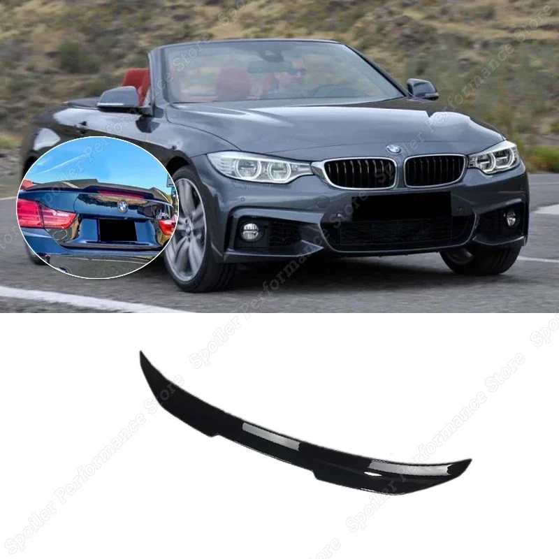 Heckspoiler 4er F33 Cabrio Schwarz Glänzend Mit ABE Passend Für