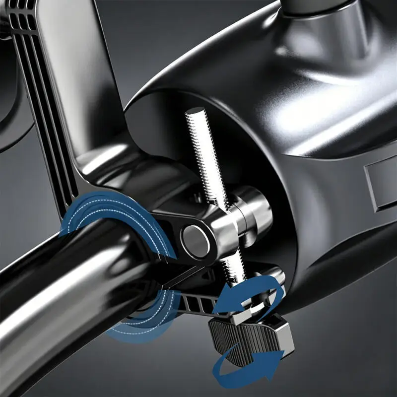 Supporto per telefono cellulare con rotazione a 360° per biciclette e moto, antiurto, per iPhone, Xiaomi, Samsung - immagine 5