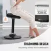 Active Chair with Handle, Height-Adjustable (24.6-34.4") Wobble Chair Made of Elastic Fabric & 45 mm Foam 5
