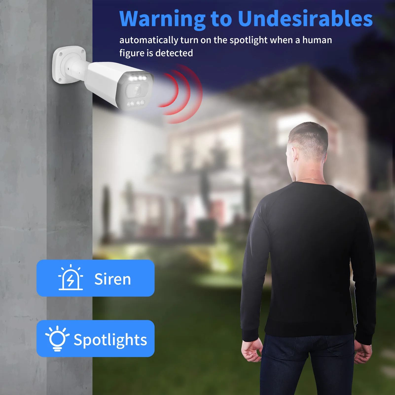 Hikvision Compatible 5MP 8MP Bullet IP Camera 5X Zoom SD Card - Main Image