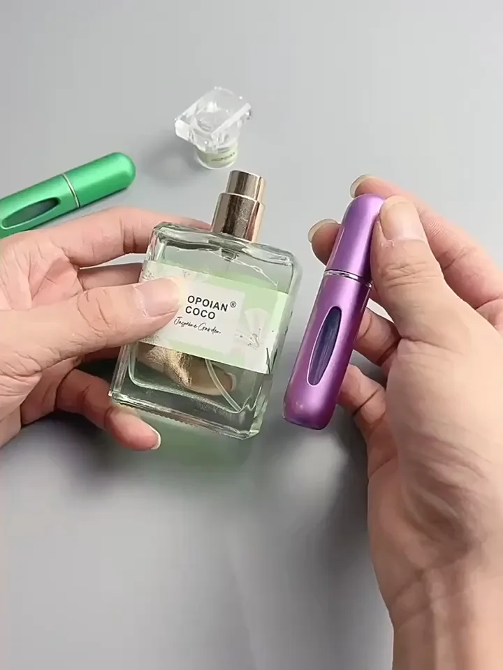 Mini Refillable Perfume Portable Atomizer Bottle, Refillable Perfume Dispenser Bottle, Travel Accessory, Interchangeable Packaging for Traveling and Going Out (5ml), Gifts for Men and Women, Travel Essentials, for Traveling and Going Out